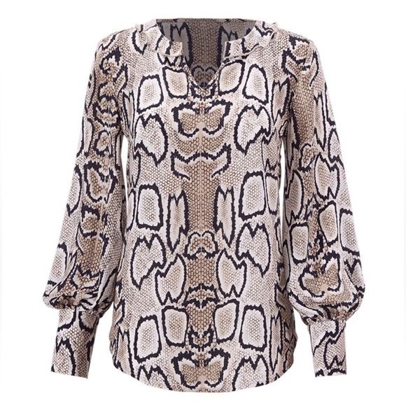 CAbi Tops - Cabi 3759 Serpentine Blouse Size Medium
